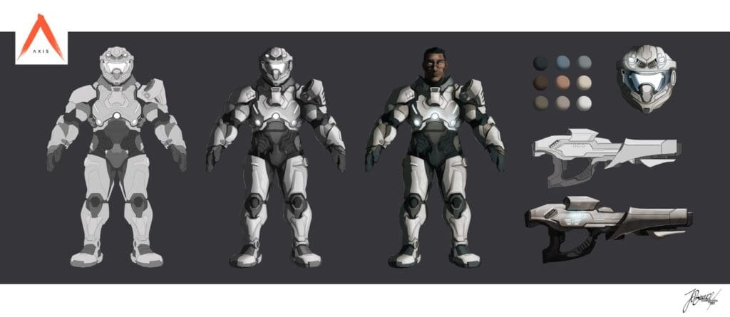 Axis Animation Concept Art Test, 2017.