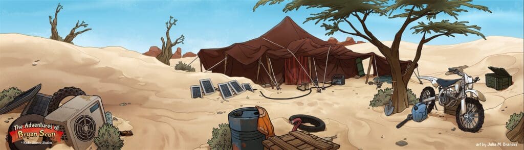 The Adventures of Bryan Scott (2023) © Radio Silence Studios.