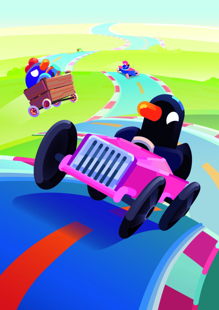 Postcard illustrated for Kurzgesagt (2021).